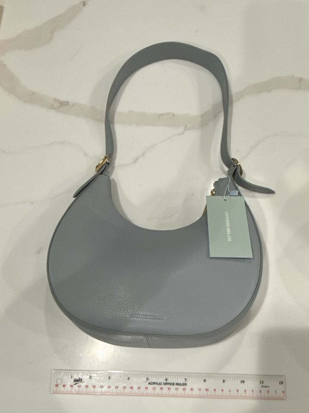 Antonio Melani La Pelle Shoulder Bag Powder Blue